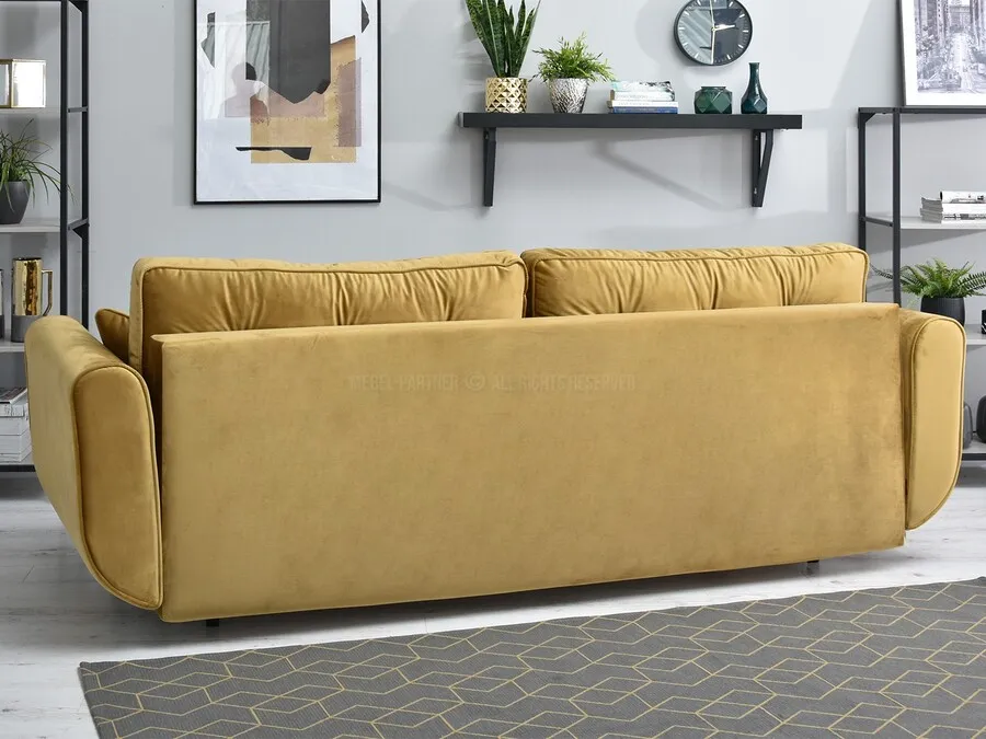 Sofa rozkładana BLINK - złoty