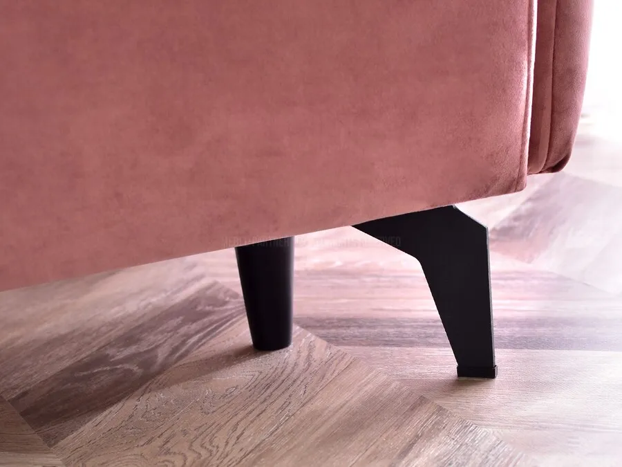 Sofa rozkładana LULU - różowy
