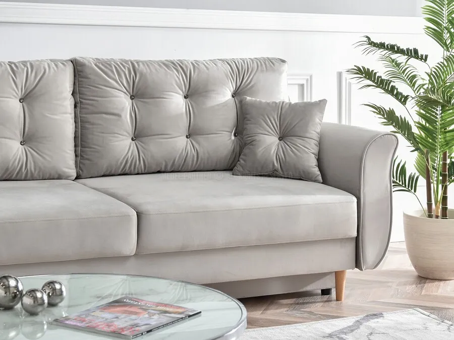 Sofa rozkładana LANTI - popielaty