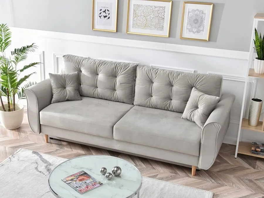 Sofa rozkładana LANTI - popielaty