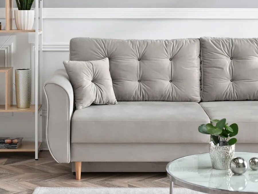 Sofa rozkładana LANTI - popielaty