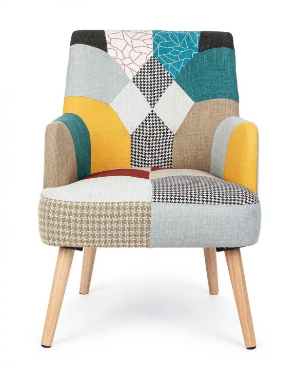 Fotel GALATEA - patchwork
