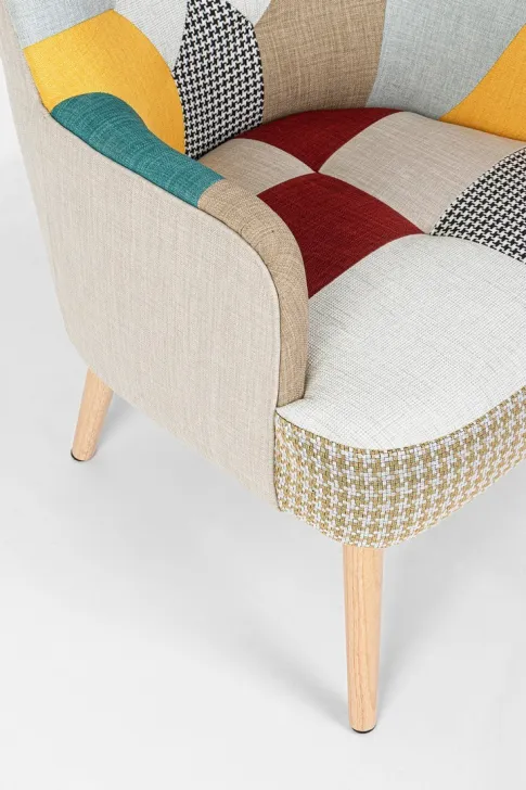 Fotel GALATEA - patchwork