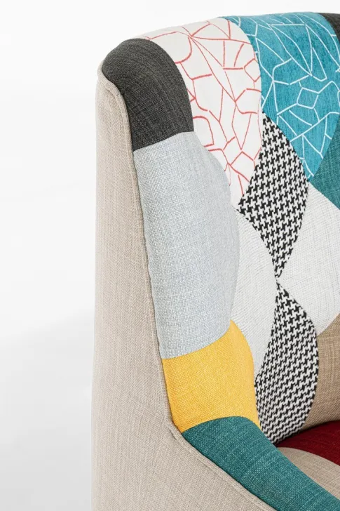 Fotel GALATEA - patchwork