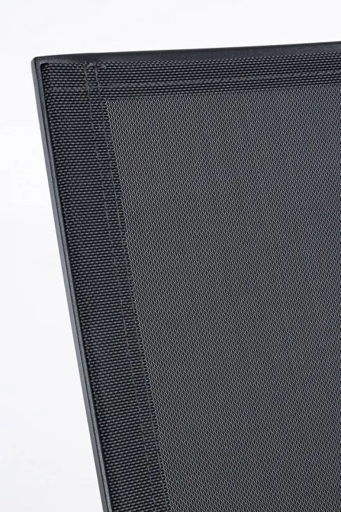 Krzesło ogrodowe z podłokietnikami KRION CHARCOAL - antracyt