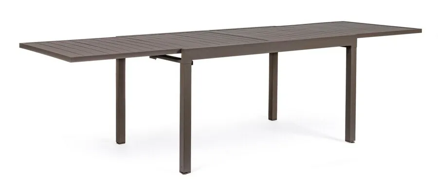 Stół ogrodowy rozkładany PELAGIUS COFFEE 135/270x90 - brązowy