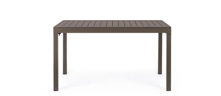 Stół ogrodowy rozkładany PELAGIUS COFFEE 135/270x90 - brązowy
