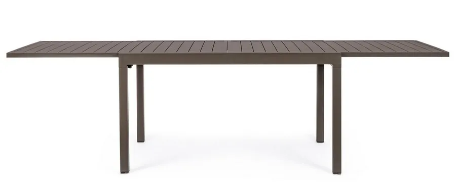 Stół ogrodowy rozkładany PELAGIUS COFFEE 135/270x90 - brązowy