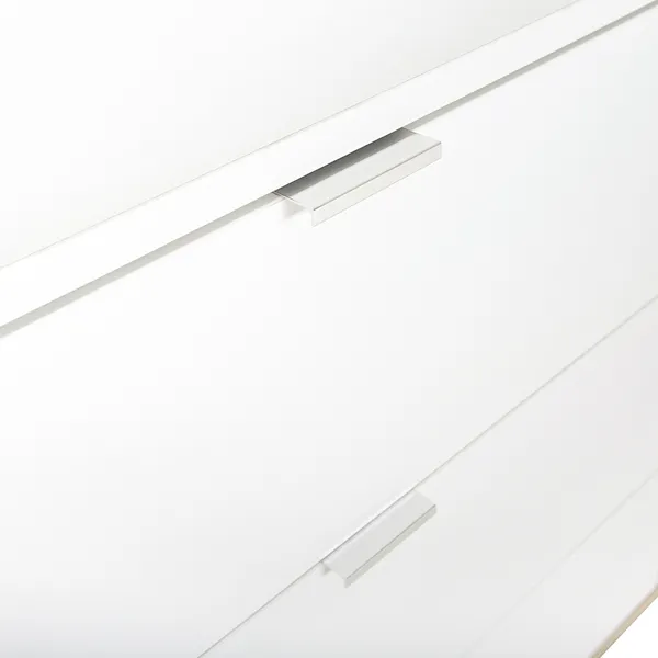 Szafka RTV GÖTEBORG 2D 160 cm - biały mat/dąb sonoma