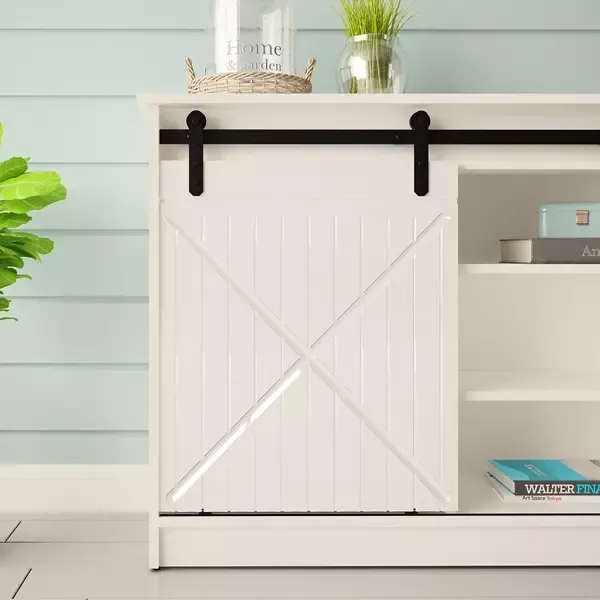 Komoda 2-drzwiowa WINDSOR 160 cm - biały mat/biały połysk