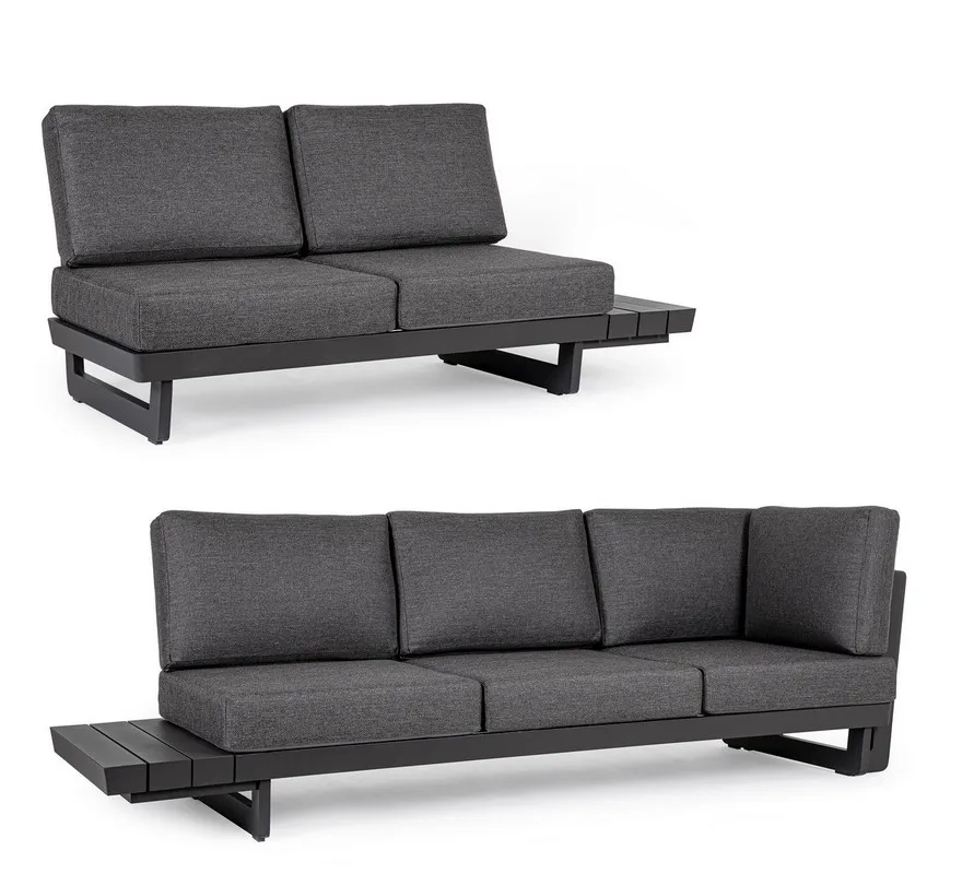 Sofa ogrodowa INFINITY - grafitowy