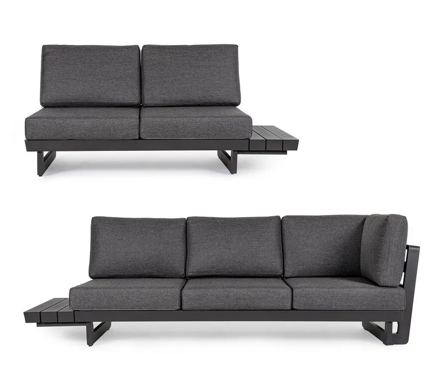 Sofa ogrodowa INFINITY - grafitowy