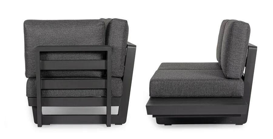 Sofa ogrodowa INFINITY - grafitowy