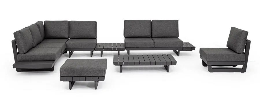 Sofa ogrodowa INFINITY - grafitowy