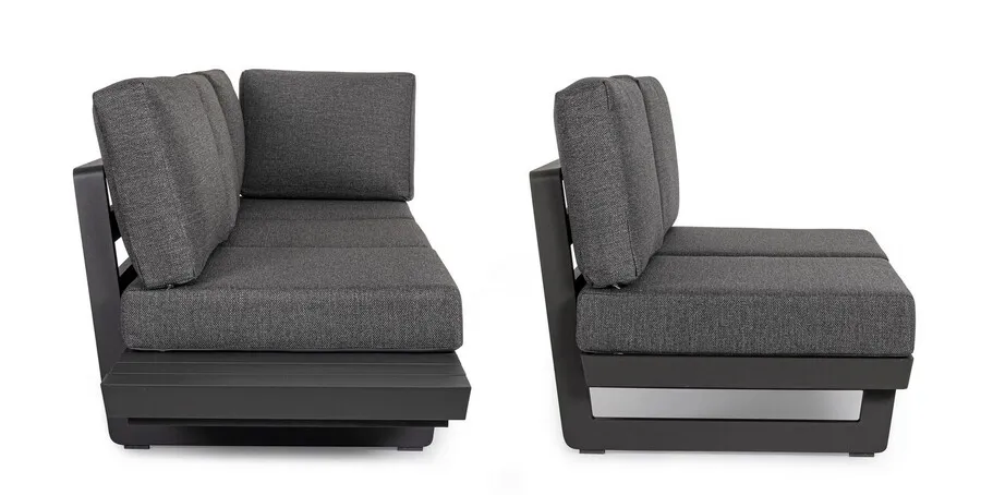 Sofa ogrodowa INFINITY - grafitowy
