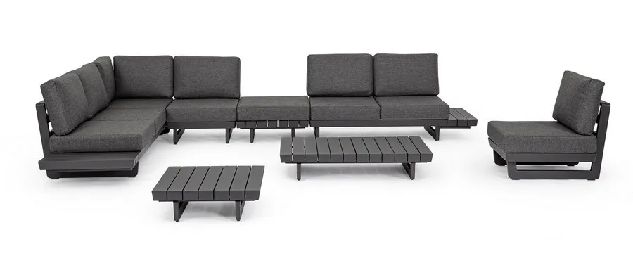Sofa ogrodowa INFINITY - grafitowy