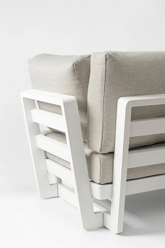 Sofa ogrodowa INFINITY - kremowy/biały