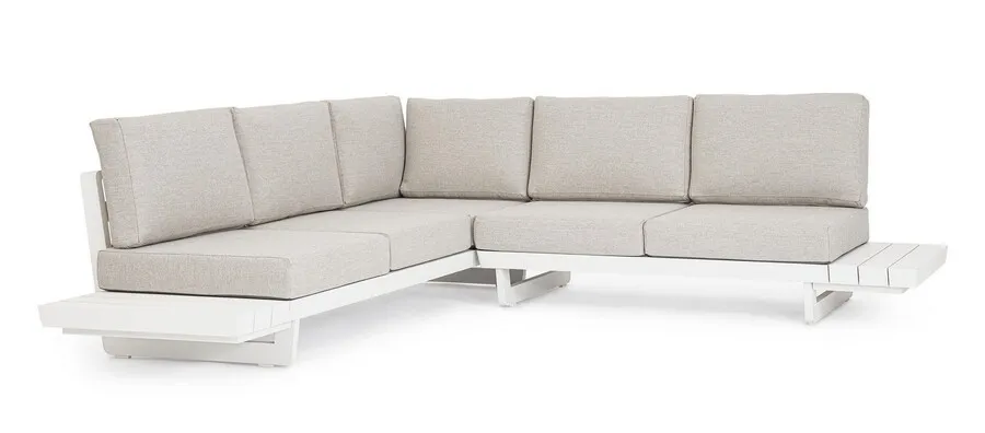Sofa ogrodowa INFINITY - kremowy/biały