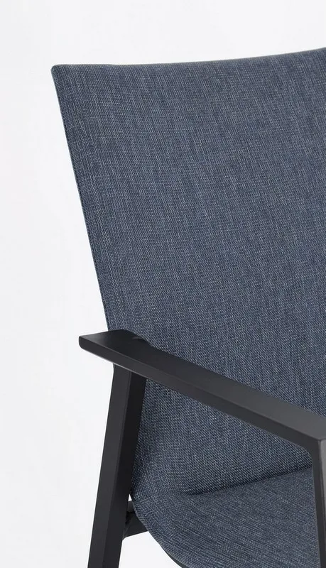 Krzesło ogrodowe ODEON CHARC-DENIM