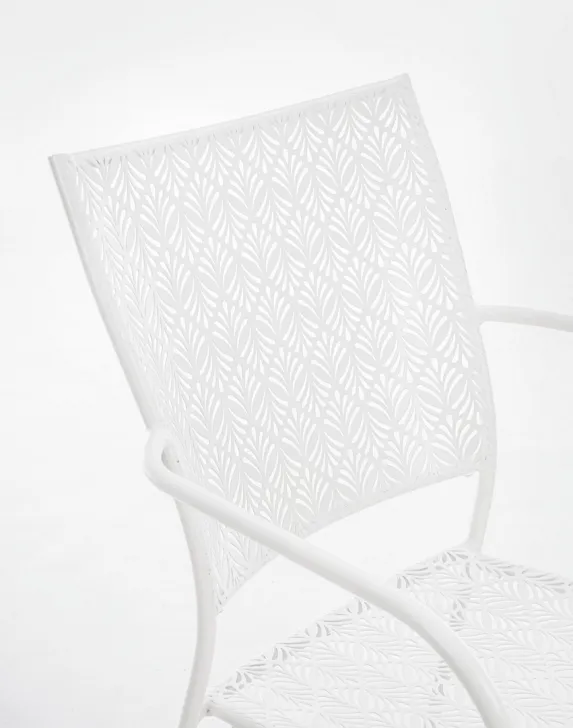 Krzesło ogrodowe LIZETTE WHITE