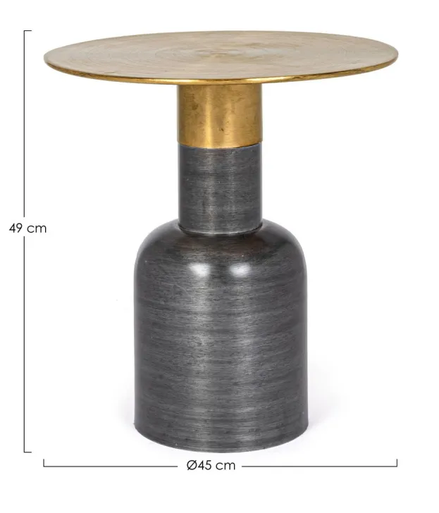 Stolik kawowy metalowy ALOPA Ø45