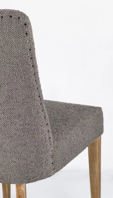 Krzesło BEATRIZ Grey Boucle' - szary