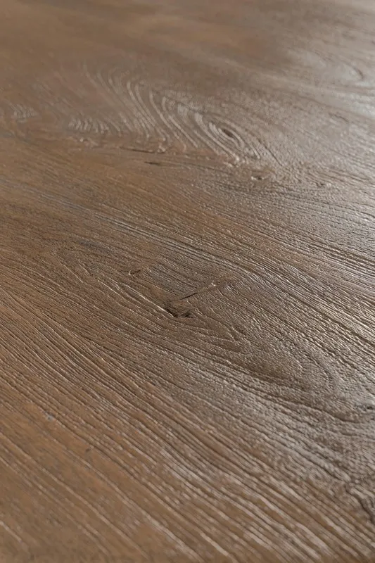 Stół drewniany DACCA 120 cm - brązowy