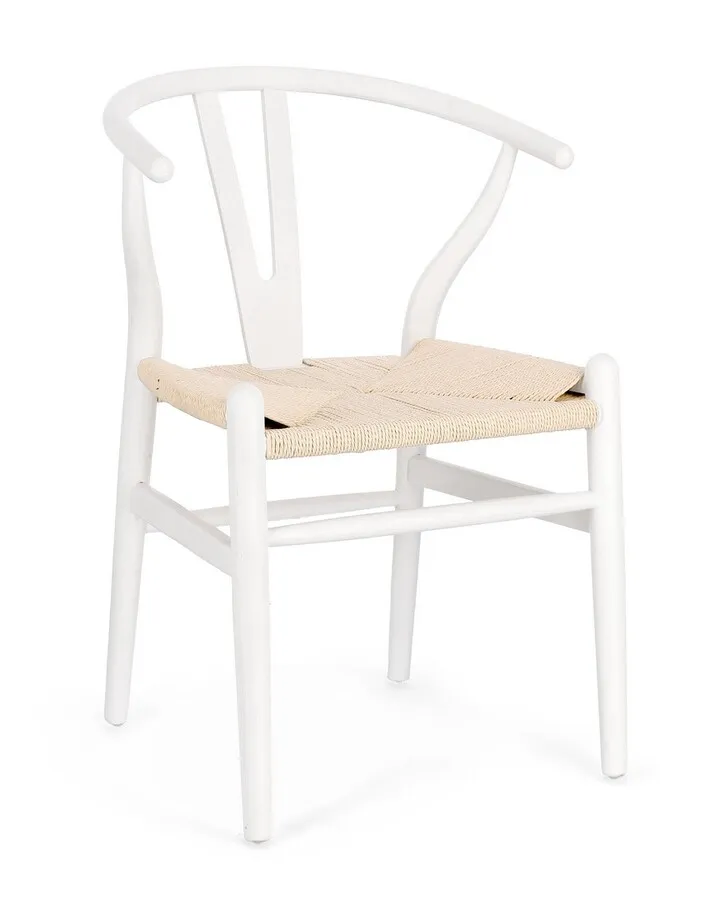 Krzesło drewniane ARTAS WHITE