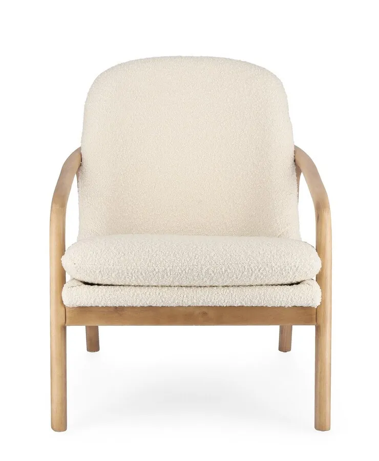 Fotel ELAIDE PURE - kremowy