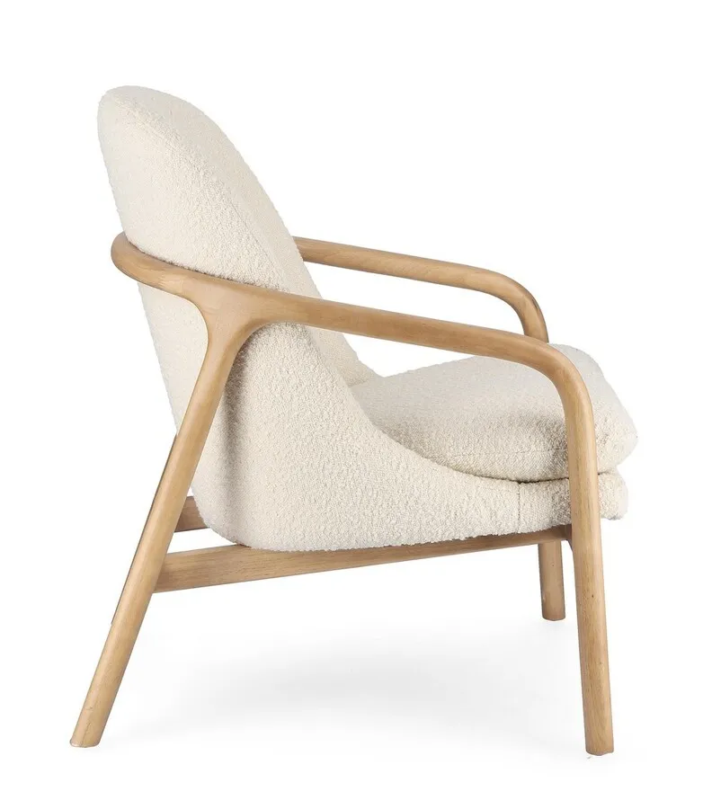 Fotel ELAIDE PURE - kremowy