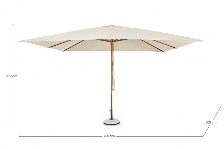 Parasol ogrodowy SYROS 3x4m
