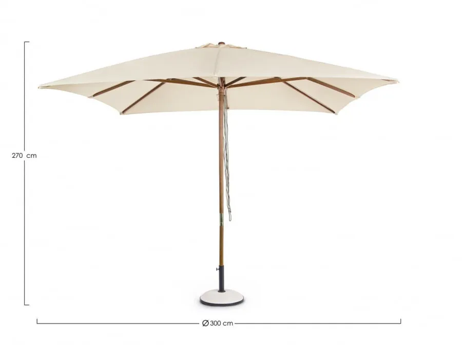 Parasol ogrodowy SYROS 3x3m