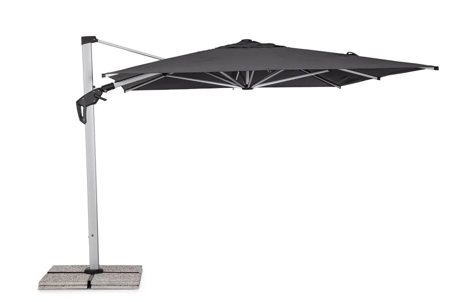 Parasol ogrodowy ARIES GREY 3x4