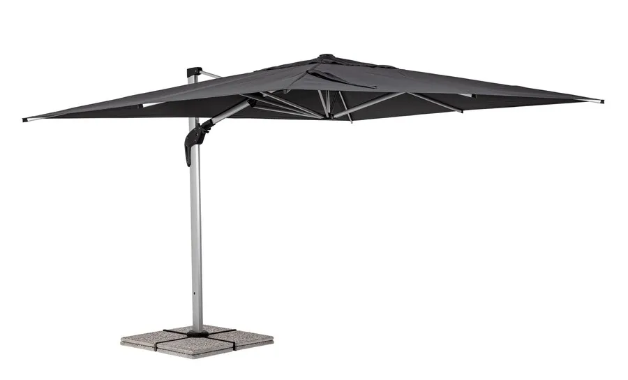 Parasol ogrodowy ARIES GREY 3x4