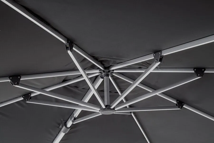Parasol ogrodowy ARIES GREY 3x4