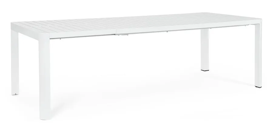 Stół rozkładany KIPLIN WHITE 180-240x100 - biały