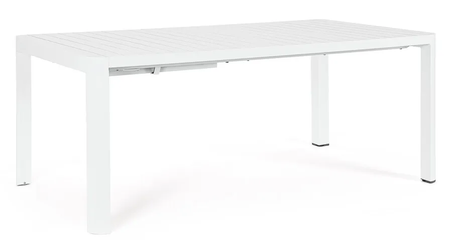 Stół rozkładany KIPLIN WHITE 180-240x100 - biały