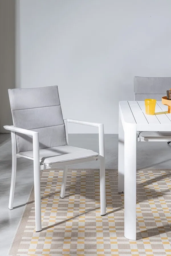 Stół rozkładany KIPLIN WHITE 180-240x100 - biały