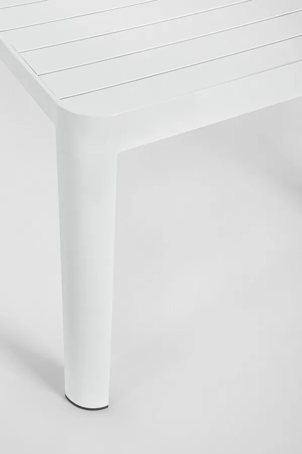 Stół rozkładany KIPLIN WHITE 180-240x100 - biały
