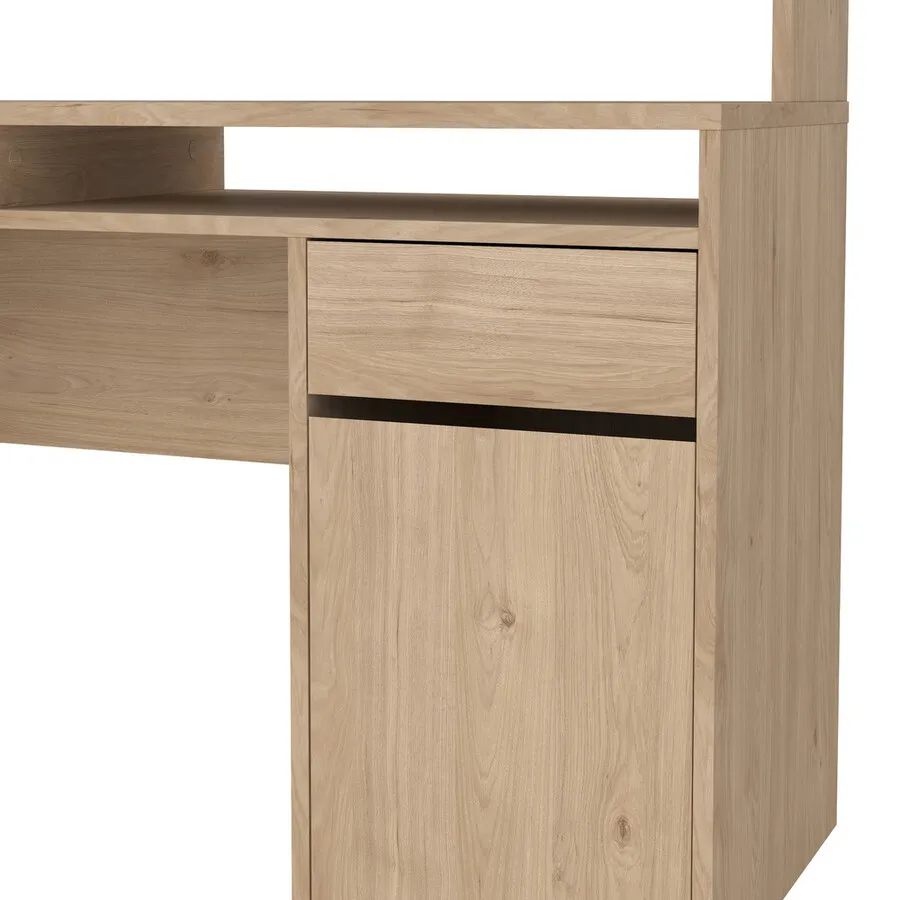 Biurko z nadstawką FUNCTION PLUS - jackson hickory
