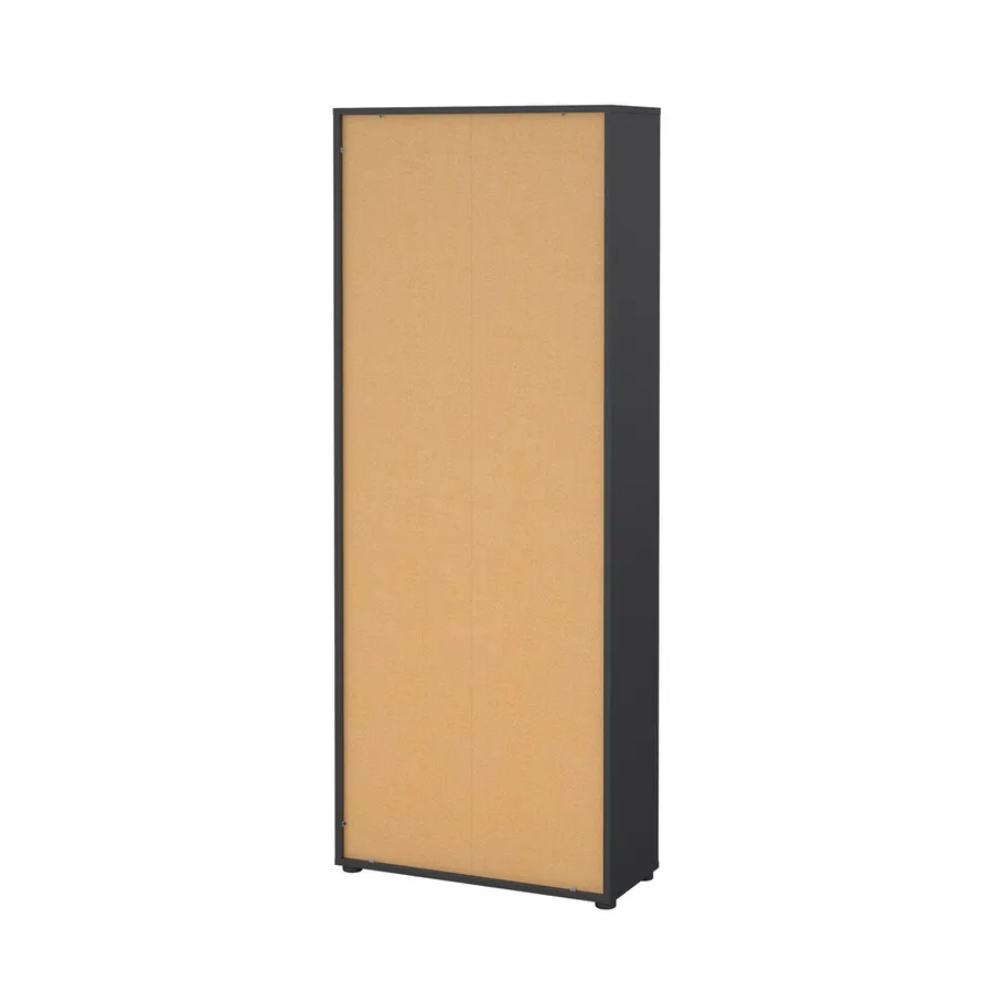 Regał zamknięty SIGN 80 cm - szary mat/jackson hickory