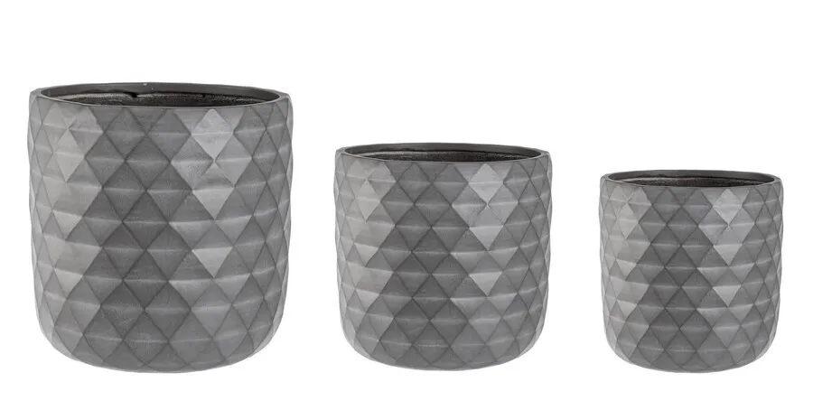 Zestaw 3 donic PYRAMID ROUND - antracyt
