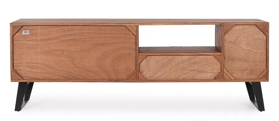 Szafka RTV drewniana ISAR 3DO-1DR - akacja