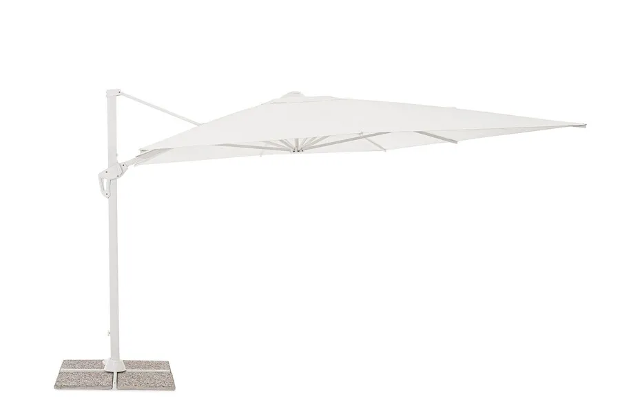 Parasol ogrodowy VEGA 3x4 - biały
