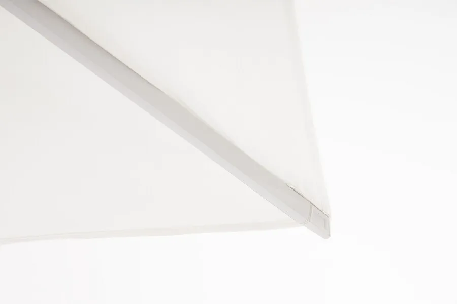 Parasol ogrodowy VEGA 3x4 - biały