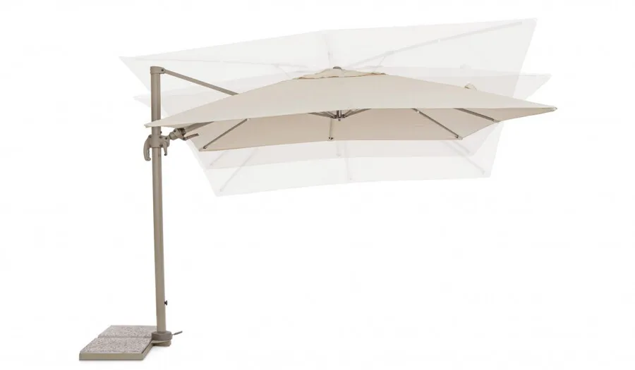 Parasol do ogrodu i na taras SARAGOZZA SAND 3x3