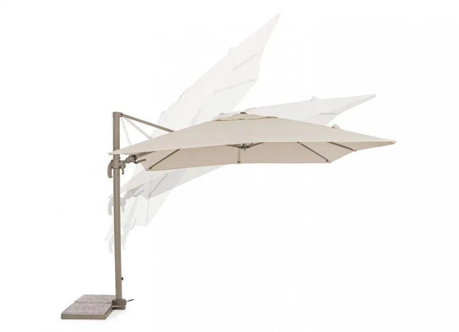 Parasol do ogrodu i na taras SARAGOZZA SAND 3x3