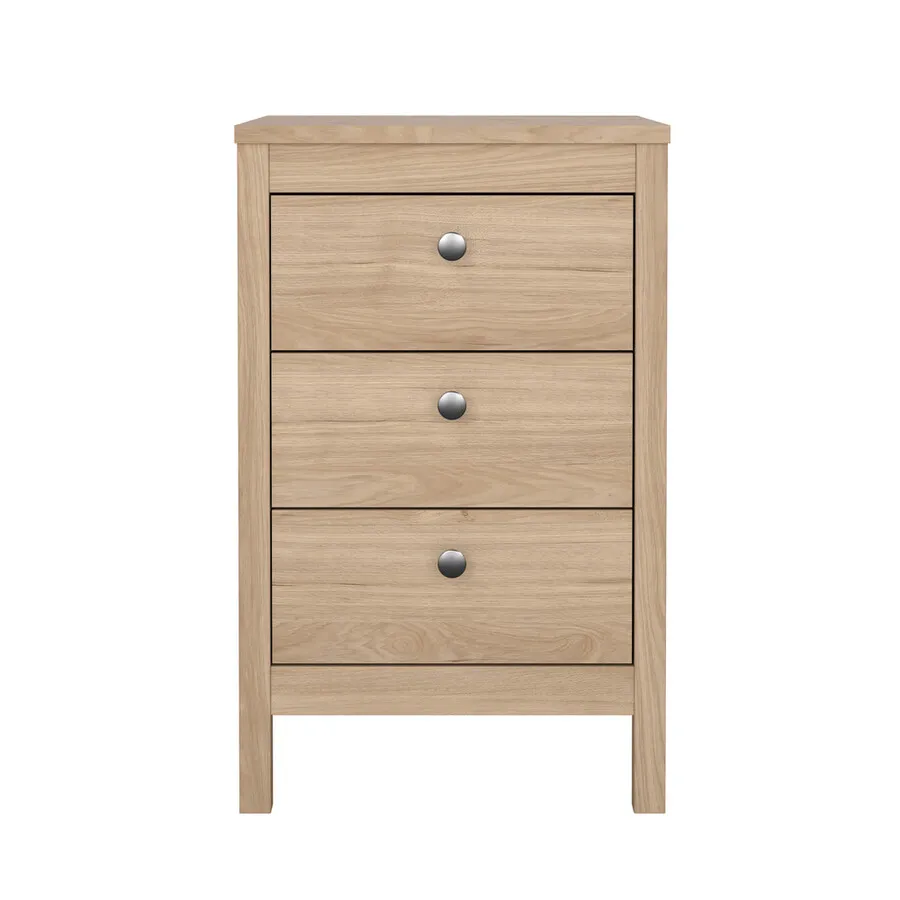 Szafka nocna MADRID 3 szuflady - jackson hickory