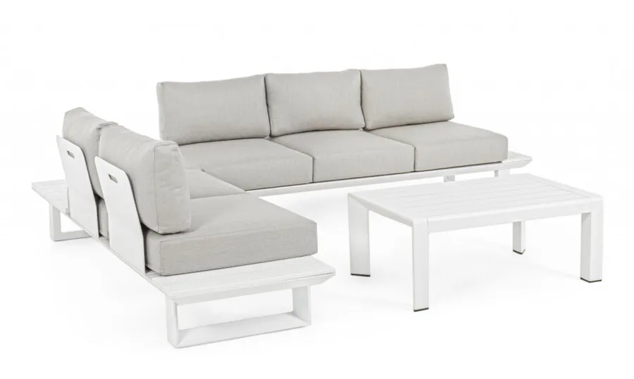 Zestaw mebli ogrodowych KONNOR WHITE