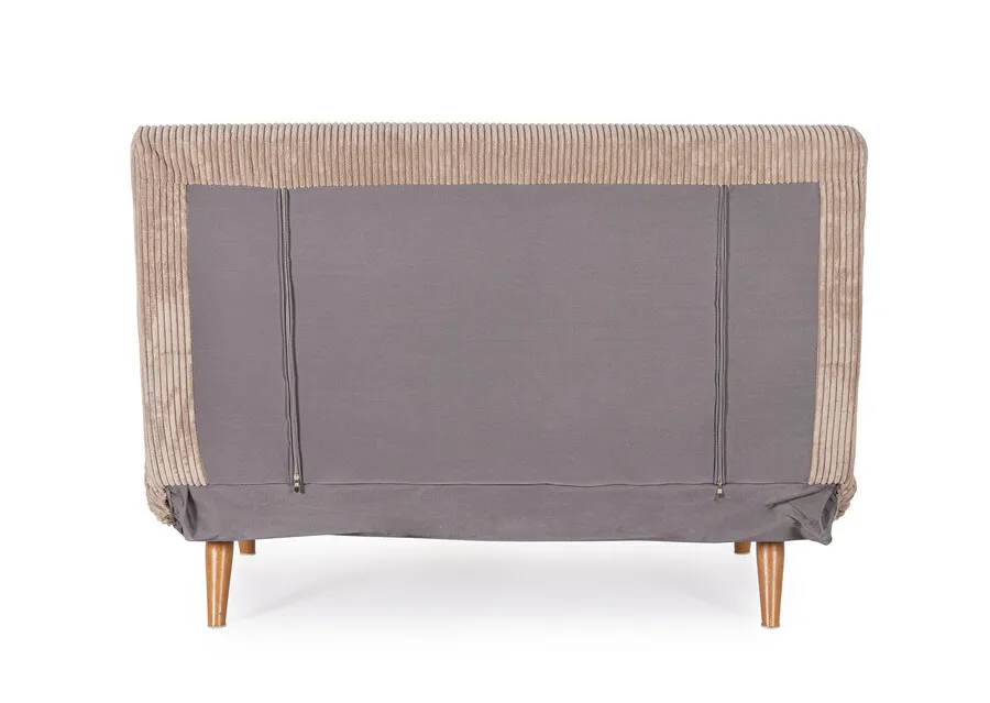Sofa 2-osobowa rozkładana WALKER BEIGE - beżowy